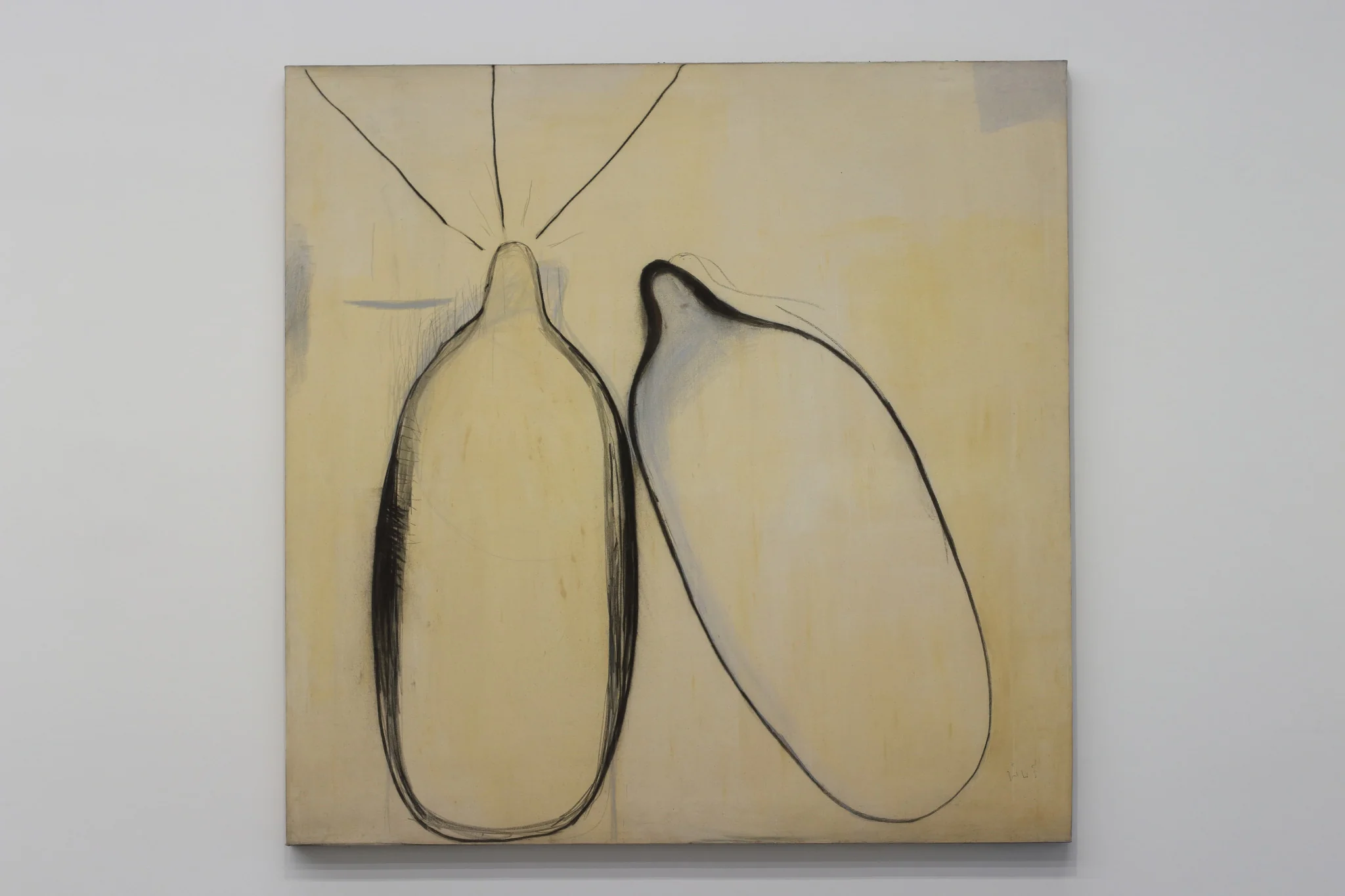 Pinaree Sanpitak, Two Breasts, 1995. Acrylic, pastel, charcoal on canvas, 200 x 200 cm. Photo: Aroon Peampoonsopon . Courtesy of the Jim Thompson Art Center and the James H.W. Thompson Foundation © Jim Thompson Art Center
