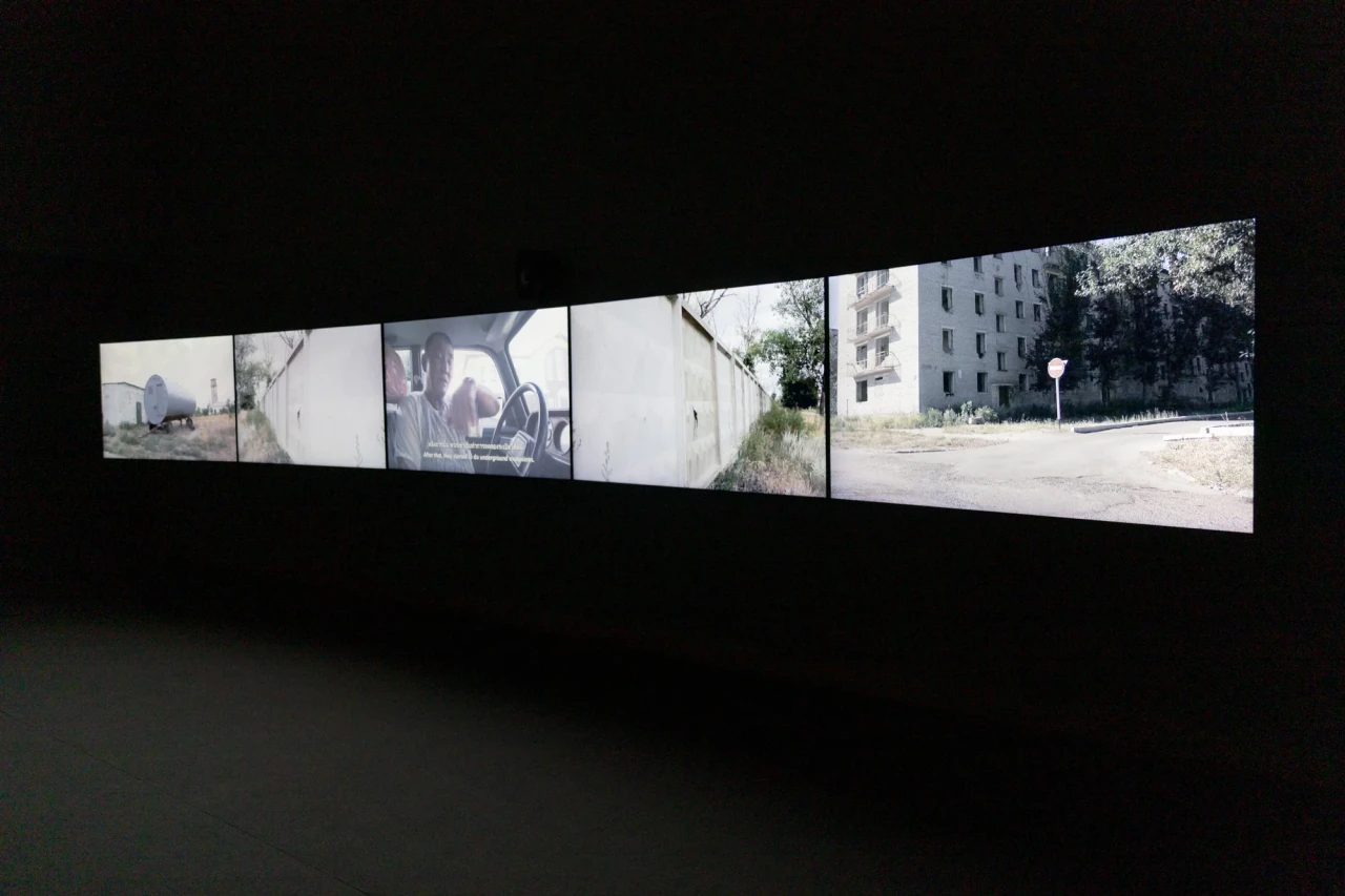 Almagul Menlibayeva (Kazakhstan/Germany), KURCHATOV 22, 2013. Installation view at Bangkok Art and Culture Centre.